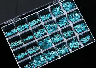 480pc Nail Rhinestones+1pc Dotting Pen Flatback Crystal Multi Shape Art Decoration AB/red/green Glass DIY Tips Stones H&*& | Красота и