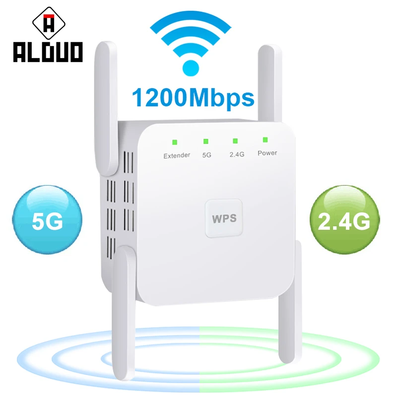 5 ГГц Wi-fi ретранслятор беспроводной WiFi удлинитель 1200 Мбит/с усилитель Wifi 802.11N