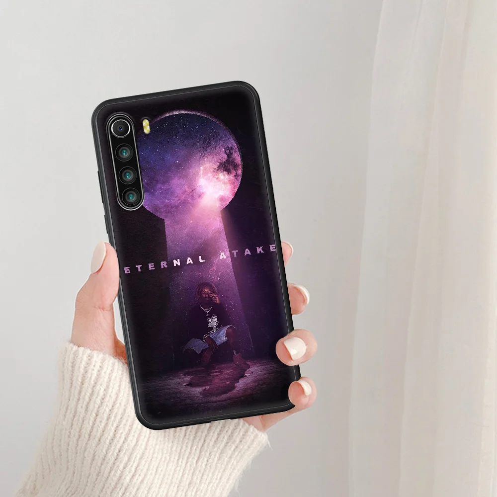 

Rapper Juice WRLD Phone Case For Xiaomi Redmi Note 7 8 8T 9 9S 4X 7 7A 9A K30 Pro Ultra black Waterproof Painting Etui 3D Funda