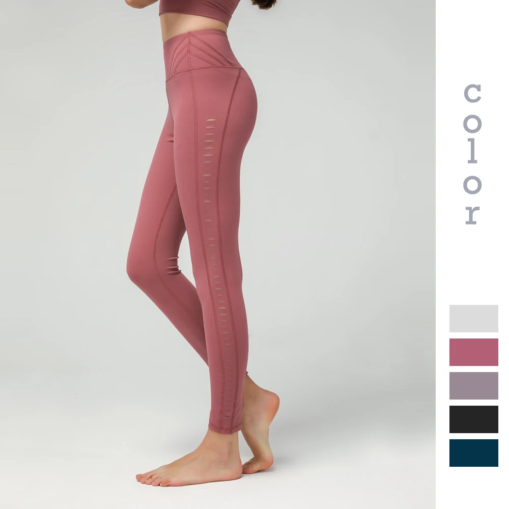 Леггинсы Moonglade для спортзала штаны йоги тонкие спортивные с высокой талией бега