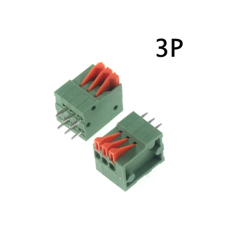 5 шт. KF141V 141V 2 54 мм шаг PCB прямые ножные разъемы 2/3/4/5/6/7/8/9/10 контактный пружинный