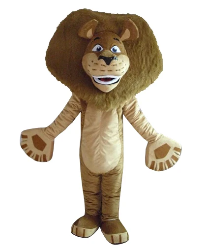 

Lion Alex Mascot Costume cartoon costumes advertising mascot animal costume school mascot fancy dress costumes free shipping