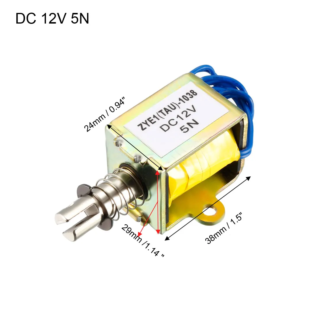 UXCELL DC 12V 31N 8/10/15 мм пуш-ап Тип Электромагнит открытая рамка Тип прямолинейного движения с хорошим качеством, для офисных помещений механические