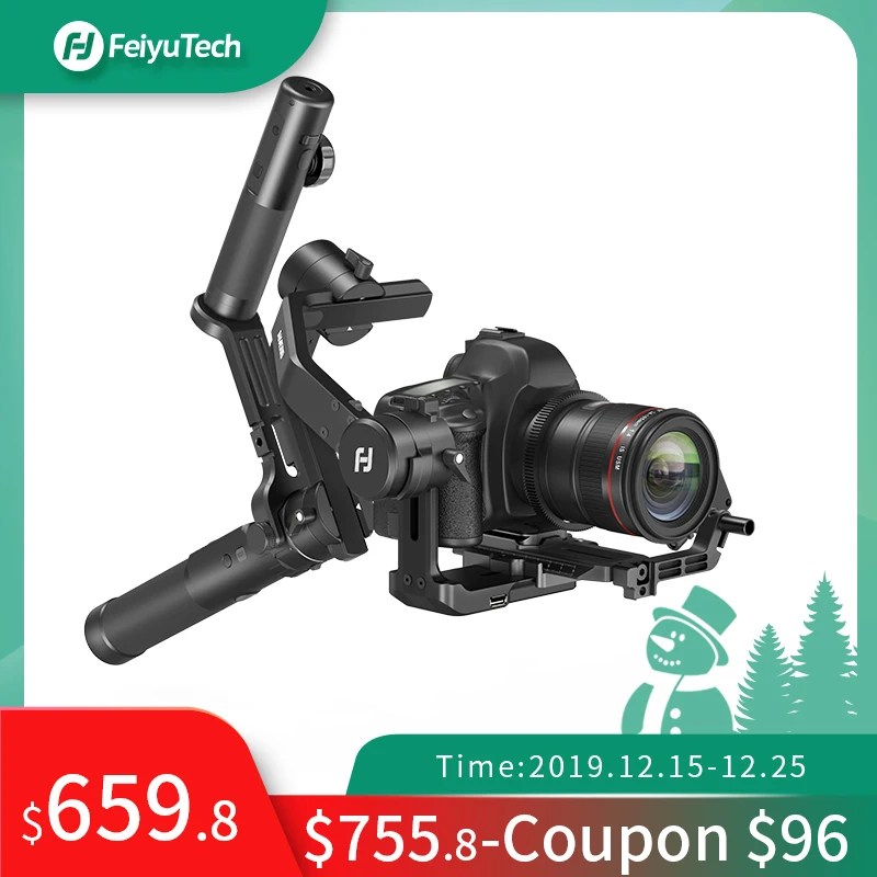 FeiyuTech 3-Axis AK4500 ручной шарнирный стабилизатор для камеры GoPro набор для DSLR Камера sony/Panasonic/Canon с пультом дистанционного управления селфи Трипод следите за Fcous