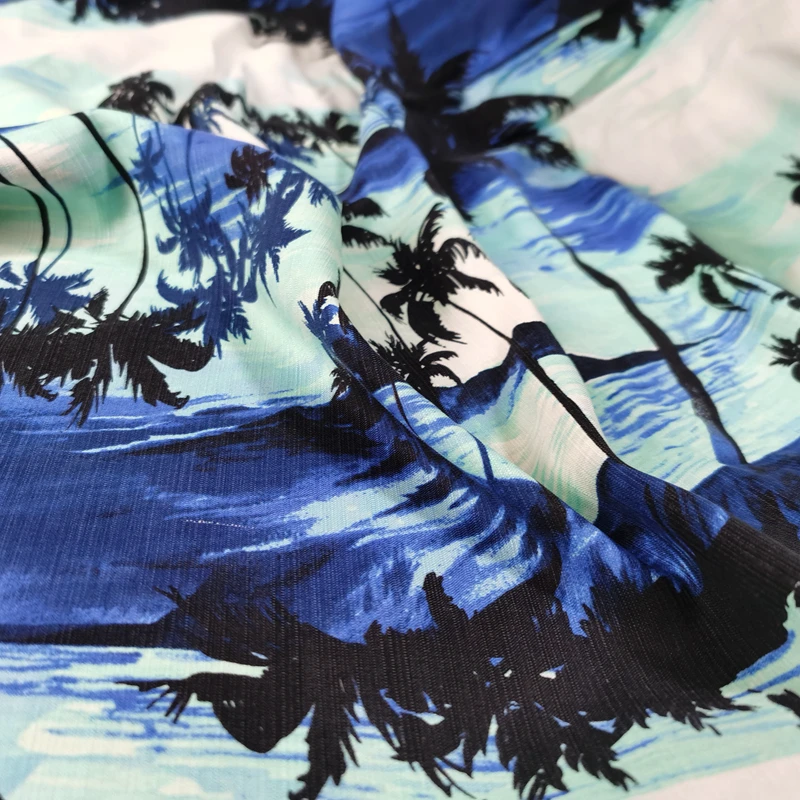 

Шелковая ткань, пряжа из 1,3 шелка, гавайская, 1 м х 100% м