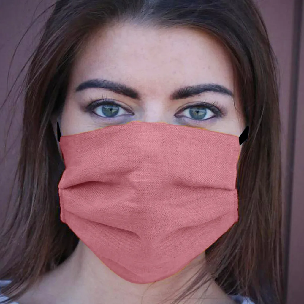 Маска для лица из натурального хлопка и льна 1 шт. | Тематическая одежда униформа