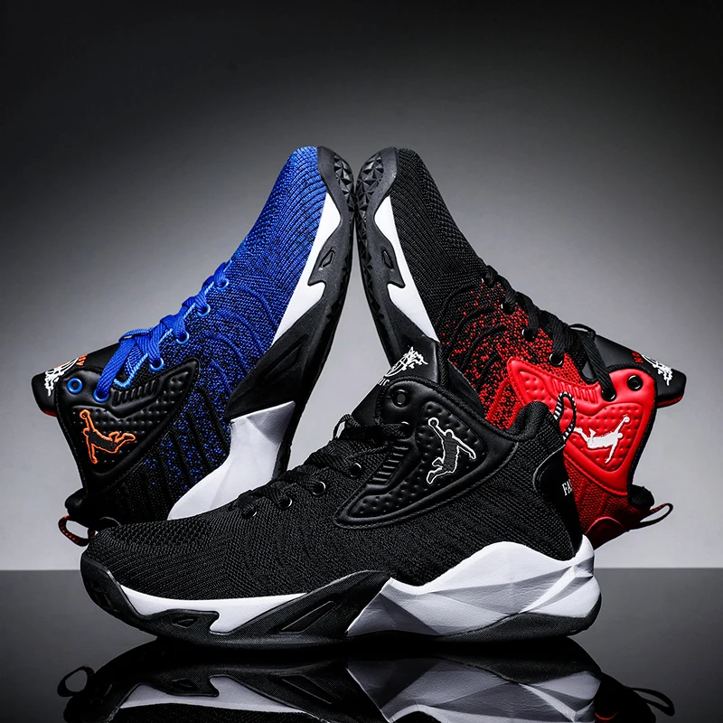 

Men Basketball Shoes Unisex Street Basketball Culture Sports Shoes Damping Breathable Sneakers for Kids Outdoor Athletic Shoes
