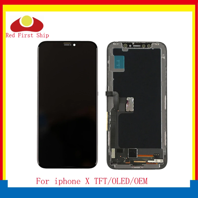 10 шт./лот для iphone X ЖК-экран Pantalla монитор дисплей сенсорный экран дигитайзер LCD