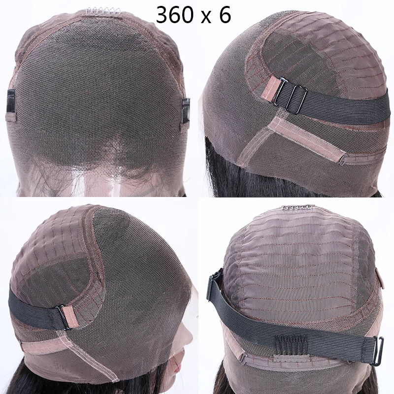 Парики из коротких человеческих волос 360 парик натуральных яки прямые парики 360x6