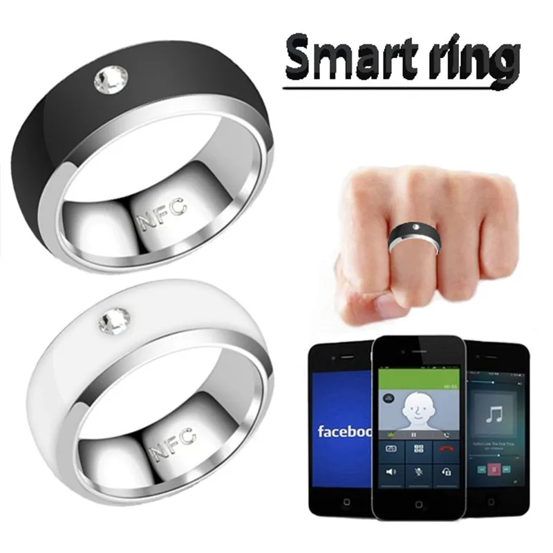 

Multifunctional NFC Finger Ring Intelligent Wearable Connect Android Phone Equipment Waterproof Smart Technology Rings Jewelry