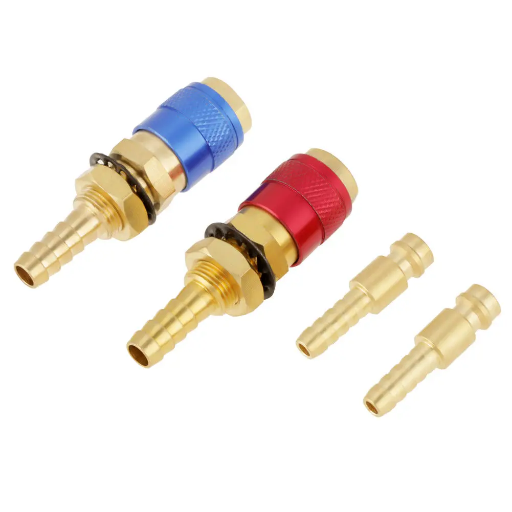

2PCS Water Cooled Quick Connector Gas Adapter for TIG Welding Torch Fitting
