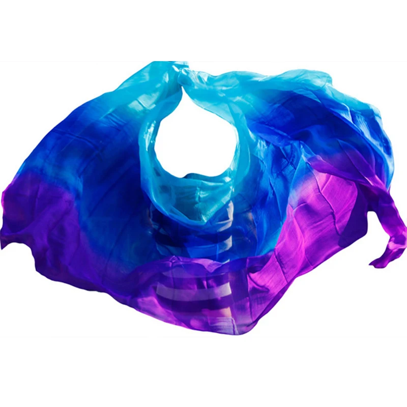 

Customized Shawl For Belly Dance Veil Silk Hand Thrown Scarf Shawl Gradient 200cm 250cm 270cm Kids Adults Light Silk Veils