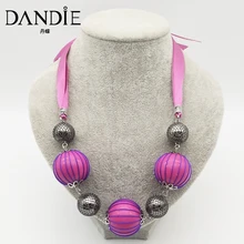 Dandie модные железные сетчатые бусины акриловые и ленточные