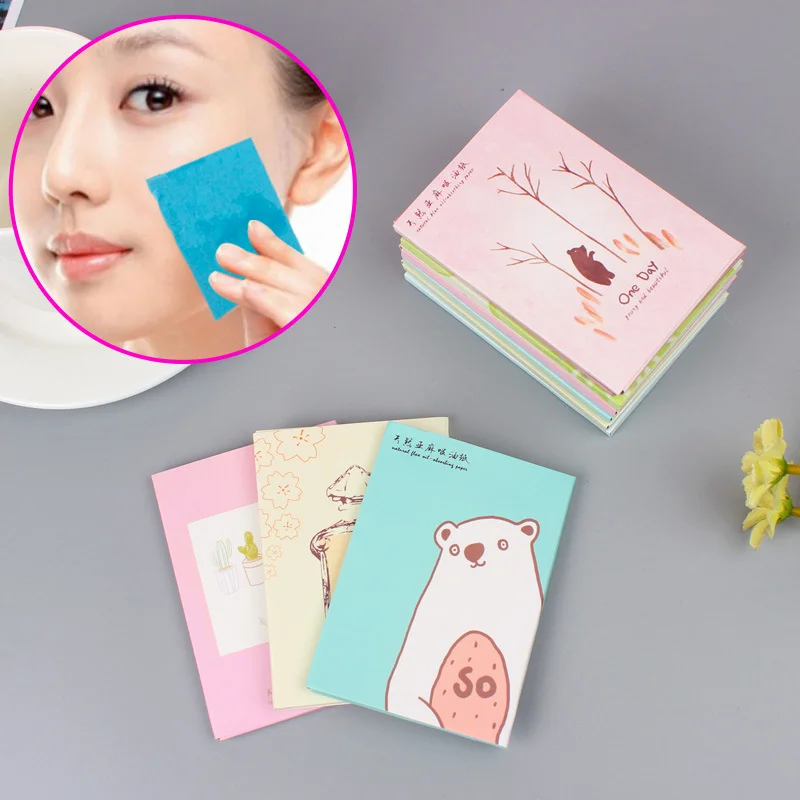 

50 Sheets/Pack Oil Control Film Makeup Face Clean Oil Absorbing Blotting Papers