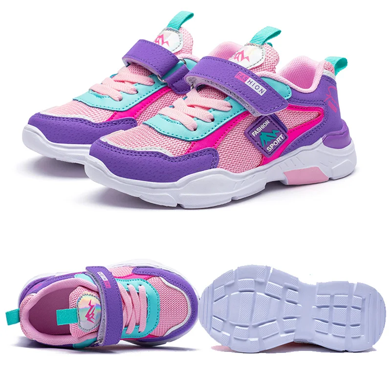 Модные детские кроссовки теннисная обувь уличная легкая дышащая Спортивная для