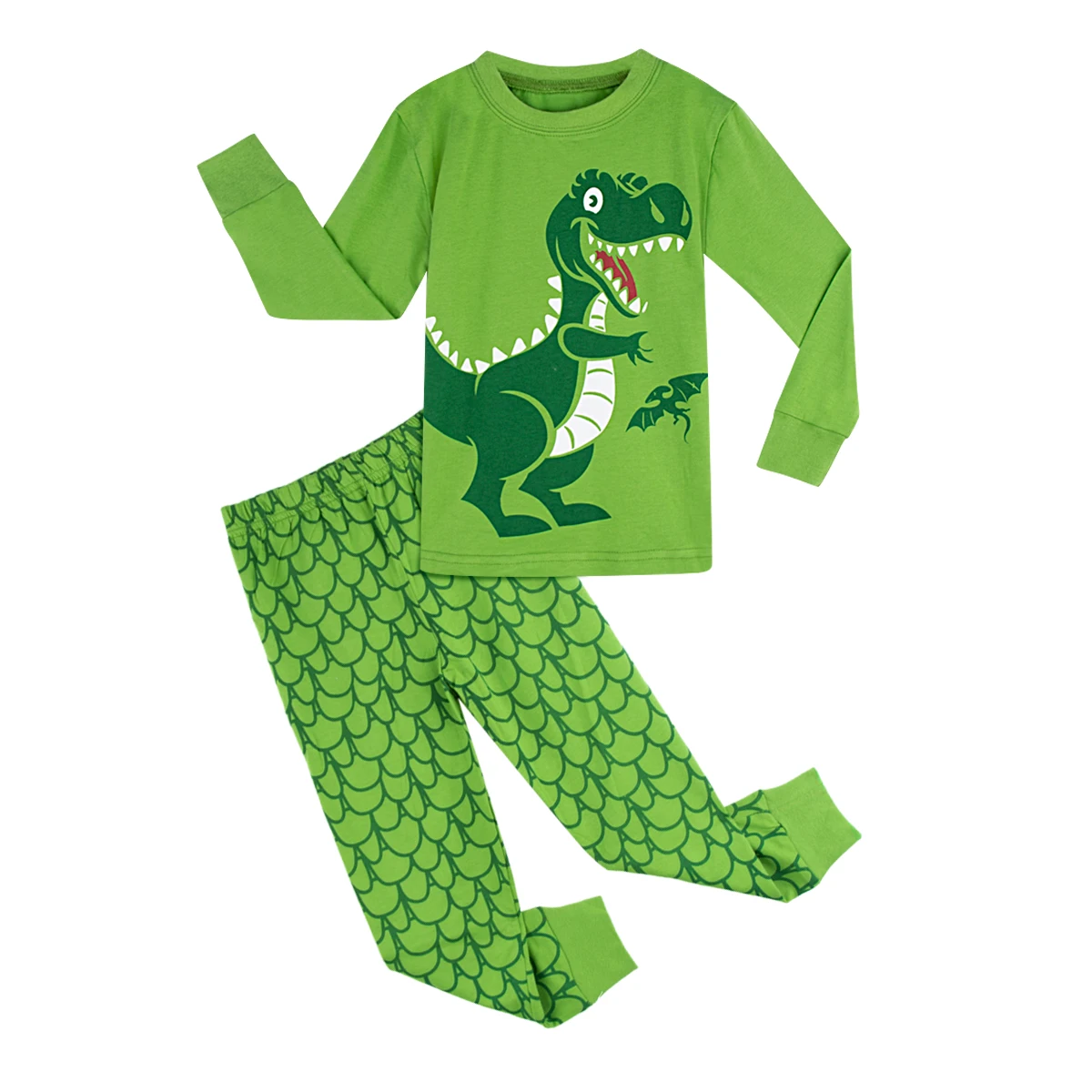 Пижама для мальчиков 7-12 лет в стиле аниме капитан америка - Цвет: Dinosaur-1