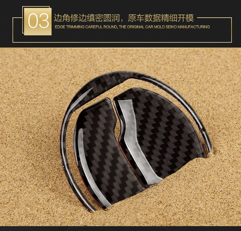 Декоративная крышка Sansour из углеродного волокна для приборной панели