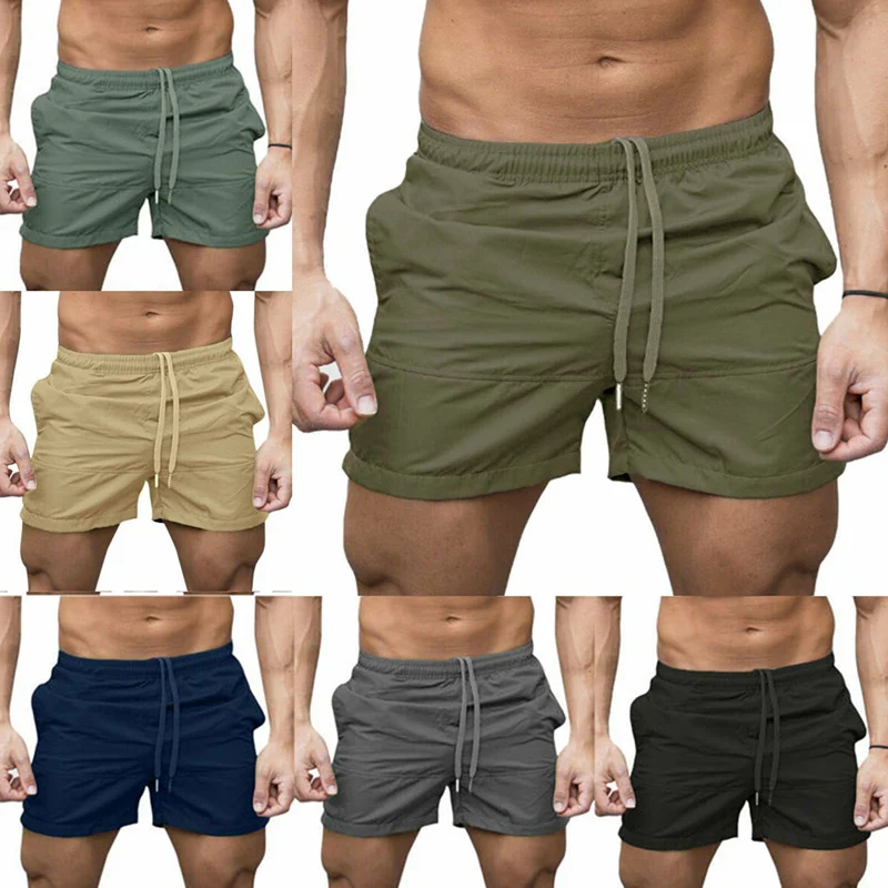

Hot-Selling Men's Shorts Fitness Casual Shorts Men Workout Beach Summer Pants Quality Short Men's Multi-pocket Sports Shorts