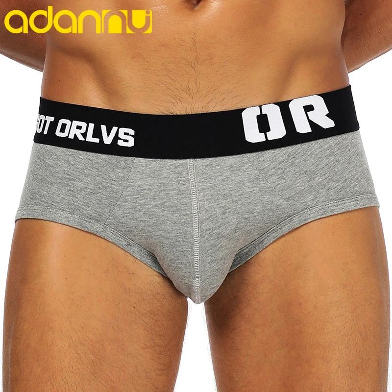 ADANNU сексуальное мужское нижнее белье U выпуклая сумка Слип Cueca мужские трусы s Гей