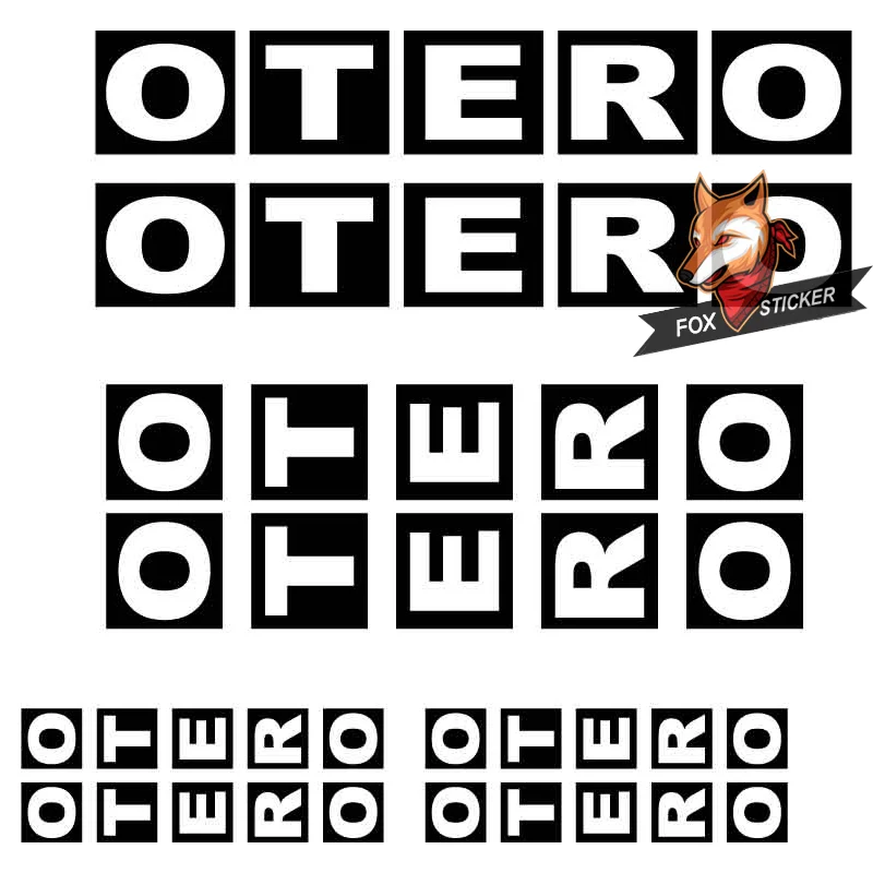 

Bicycle frame stickers road bike mountain bike MTB Track bike TT bike cycle decal reflective stickers for OTERO Sticker