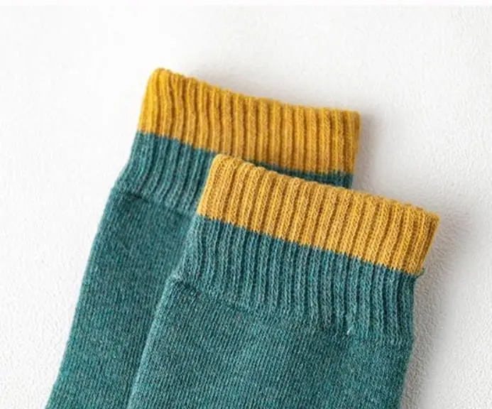 Женские зимние носки без пятки для отдыха толстые бархатные теплые корейские