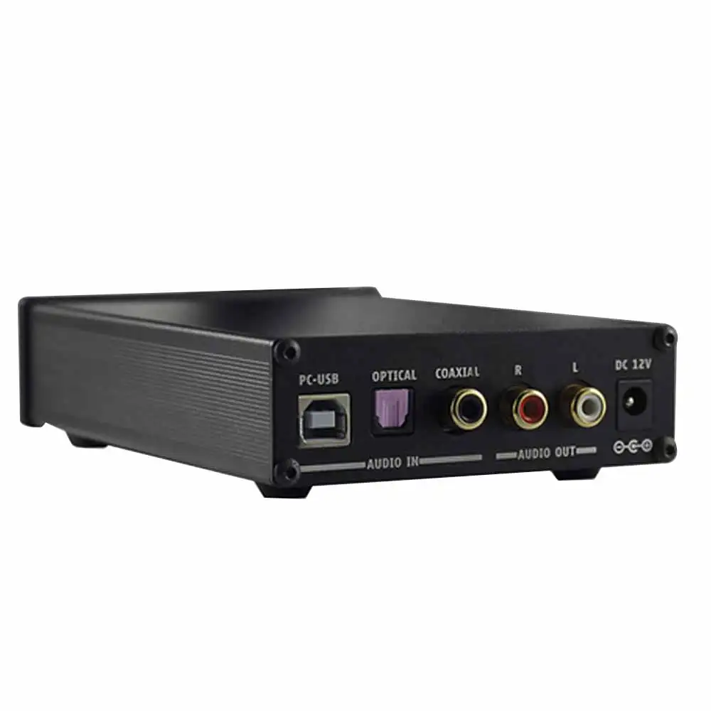 

HIFI Sound Quality Mini Stereo Pre-Amplifier 24 Bit/ 192kHz Optical/ Coaxial/ USB Headphone Amplifier Digital To Analog Adapter