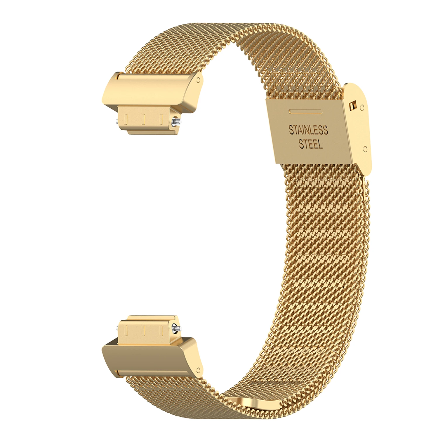 

Viugreum Metal Watch Band Stainless Steel Wrist Band Strap For Fitbit Inspire HR Unisex Replacement Strap