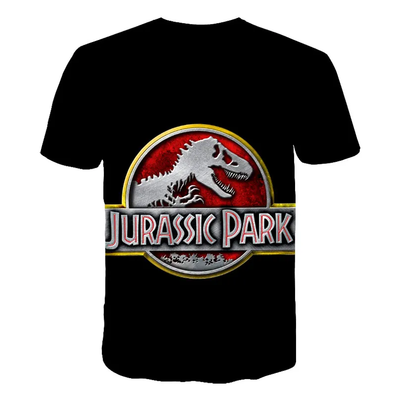 

New Arrival Jurassic Park T Shirt Boys Girls 3D Printed T-shirt Casual Funny Tops Jurassic World Tee Children Cartoon Costume