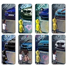 Черный чехол ТПУ Тонкий Высококачественный защитный чехол для OPPO Realme C11 C20 C21 задняя крышка бампера для мальчиков часы спортивный автомобиль дрейф JDM