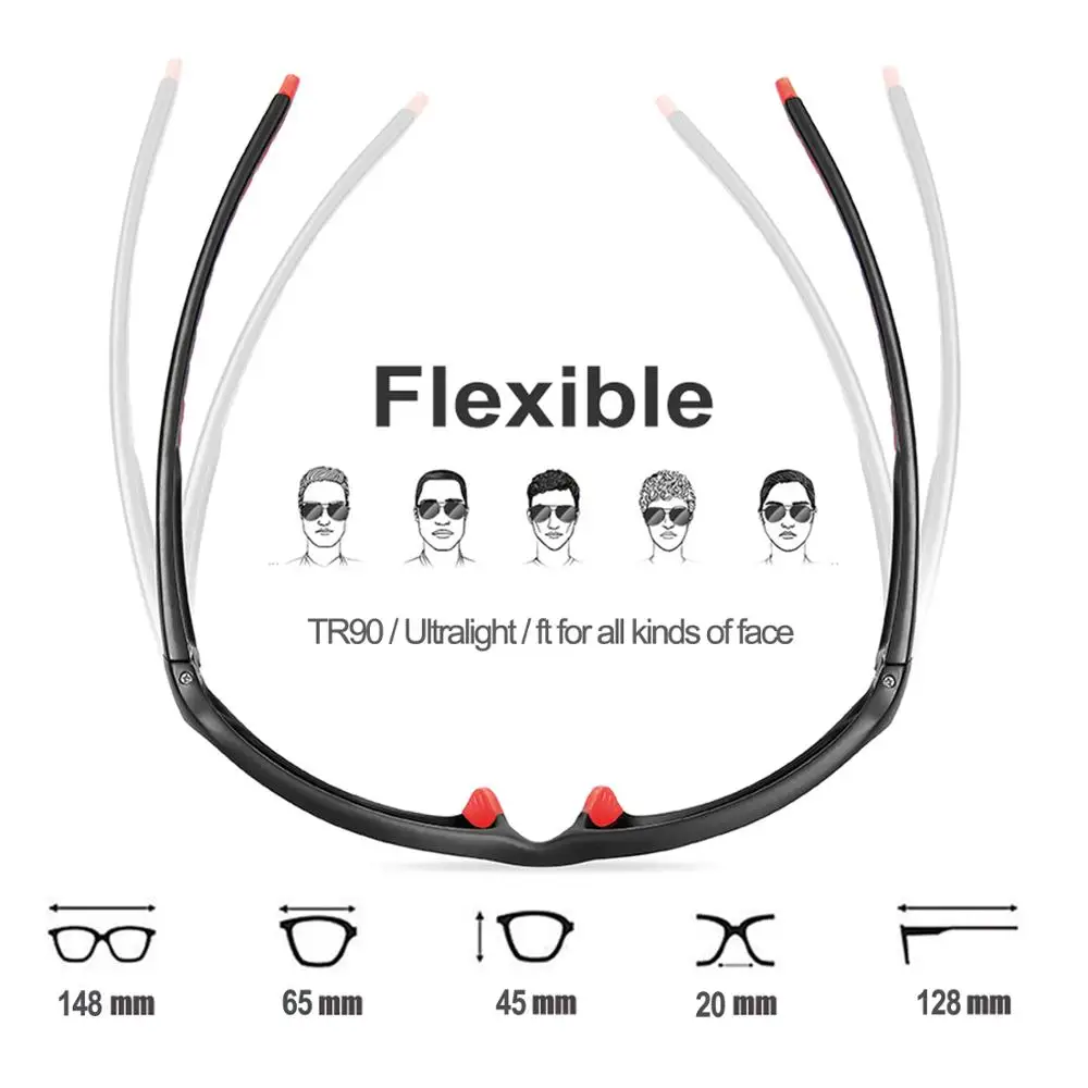 Солнцезащитные очки для мужчин и женщин поляризационные спортивные ночного