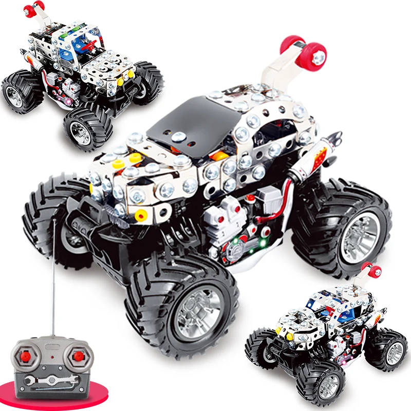 Стальные блоки игрушки с дистанционным управлением 3D головоломка металлические