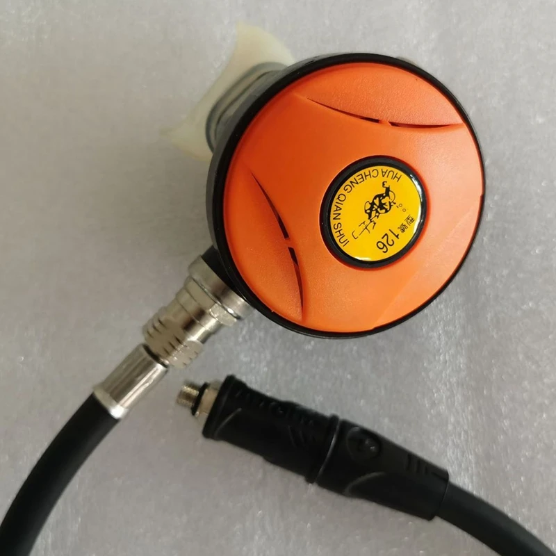 Scuba Diving Snorkel Tube Snorkeling Equipment Pressure Reducer Regulator Secondary Breathing Apparatus |