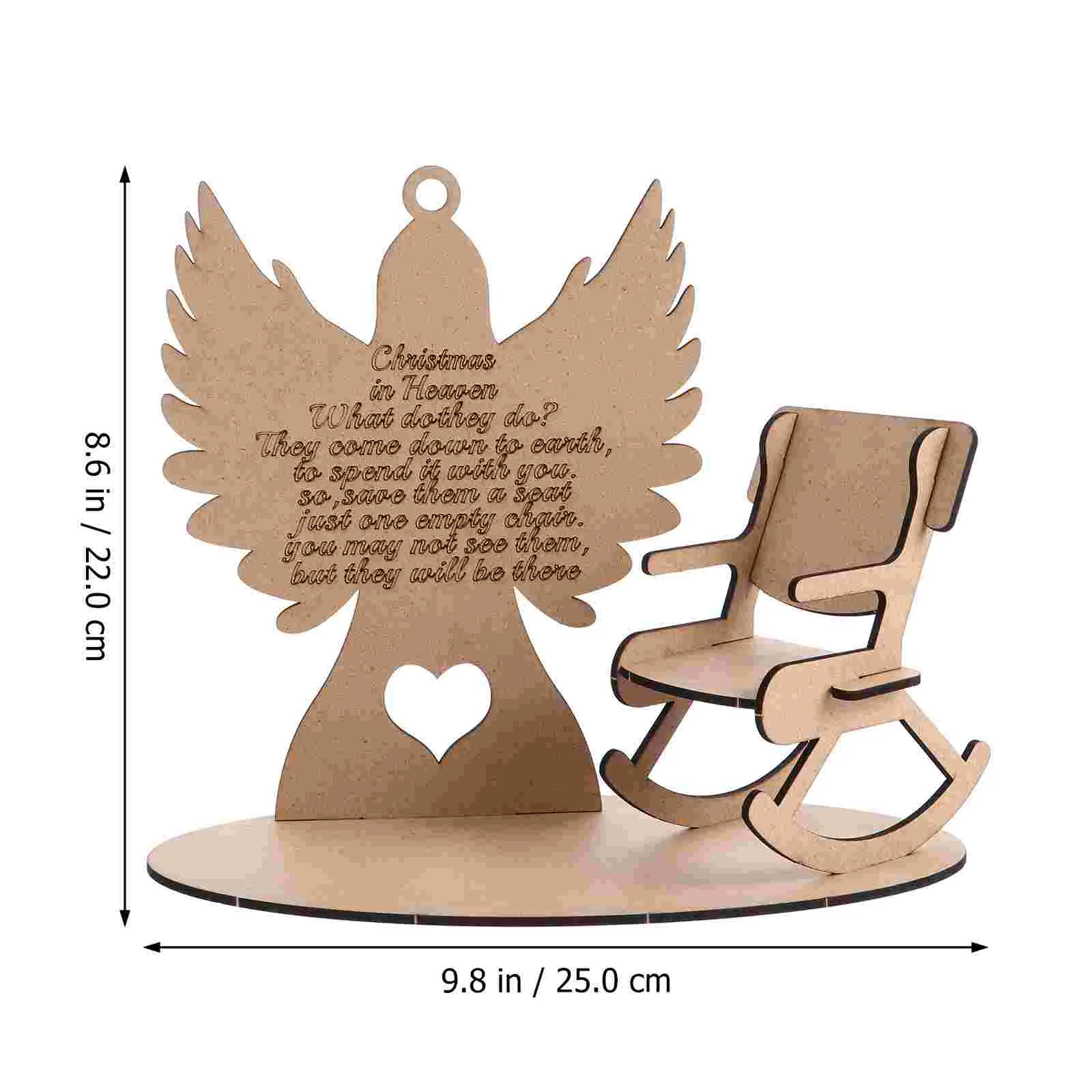 1 набор деревянный Настольный Ангел сделай сам в рождественском стиле украшение