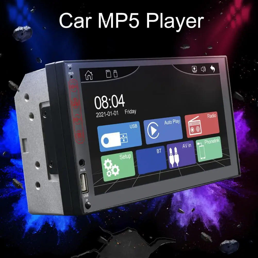 50% Лидер продаж L12 7-дюймовый автомобильный играть MP5 плеер Емкостный сенсорный