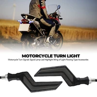 for spirit beast l22 2pcs motorcycle turn signals signal lamp led 12v highlight wing of light flowing type universal accessories