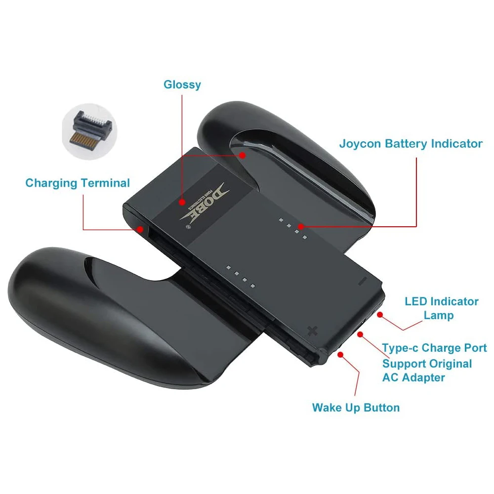 brand new grip handle charging dock station charger chargeable stand for nintendo switch joy con ns handle controller charger free global shipping