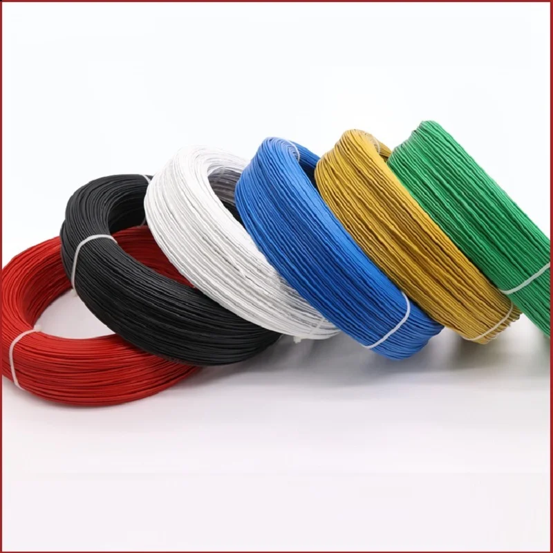 

UL1332 FEP Tinned Copper Wire 26AWG Plastic Insulated High Temperature Electron Cable Lamp DIY Line -3/5/10Meters