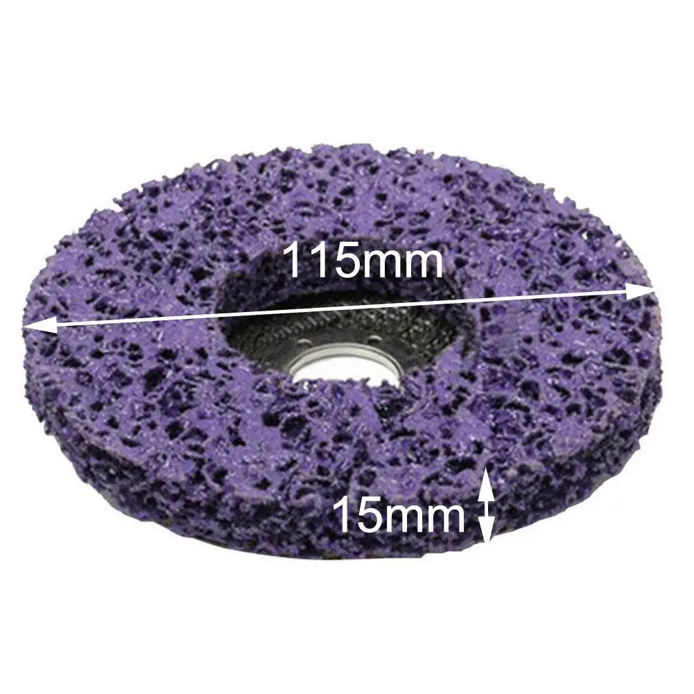 

115mm/ 4.5inch Nylon Fiber Polishing Pads Wheel Angle Grinder Disc Non-woven Scouring Pad Buffing Wheels for Metal Finishing