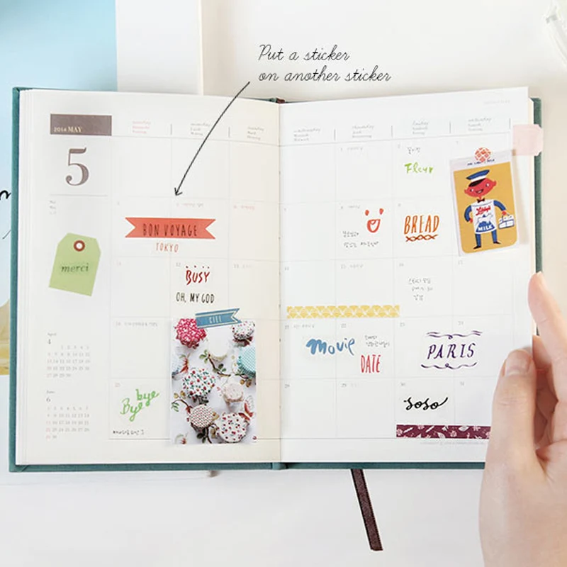 8 шт./компл. креативные прозрачные ПВХ черные и цветные наклейки английский