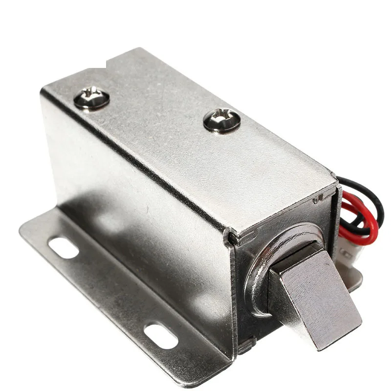 Электрический замок в сборе электромагнитный для ящиков и шкафов 12 В постоянного
