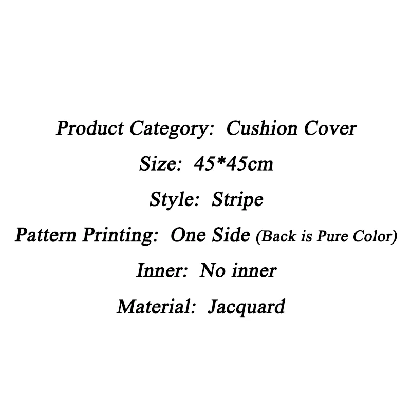 Northern Europe Simple Modern High Precision Jacquard Fabric Multi-Color Cushion Cover for Home Bedroom Design Soft Decorations |