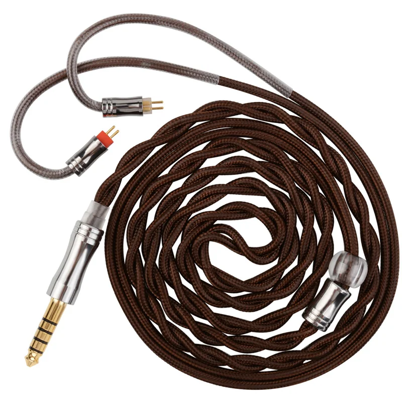 NiceHCK JIALAI JLH2 посеребренный OCC + смешанный Hi-Fi наушник IEM кабель 3 5/2 5/4 4 мм MMCX/QDC/0 78 2Pin