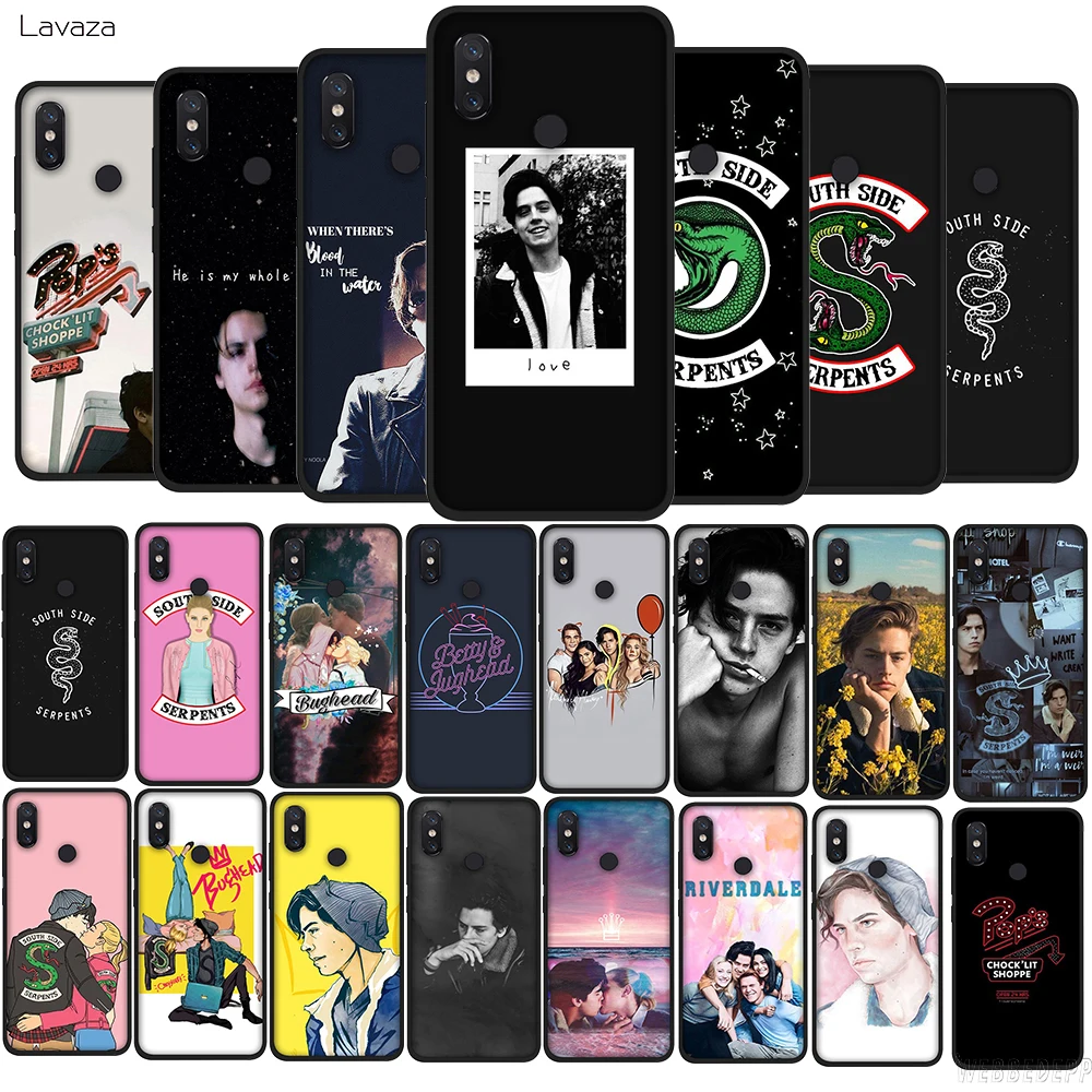 Силиконовый чехол Lavaza Riverdale для телефона из ТПУ с рисунком южнобокового змея Xiaomi