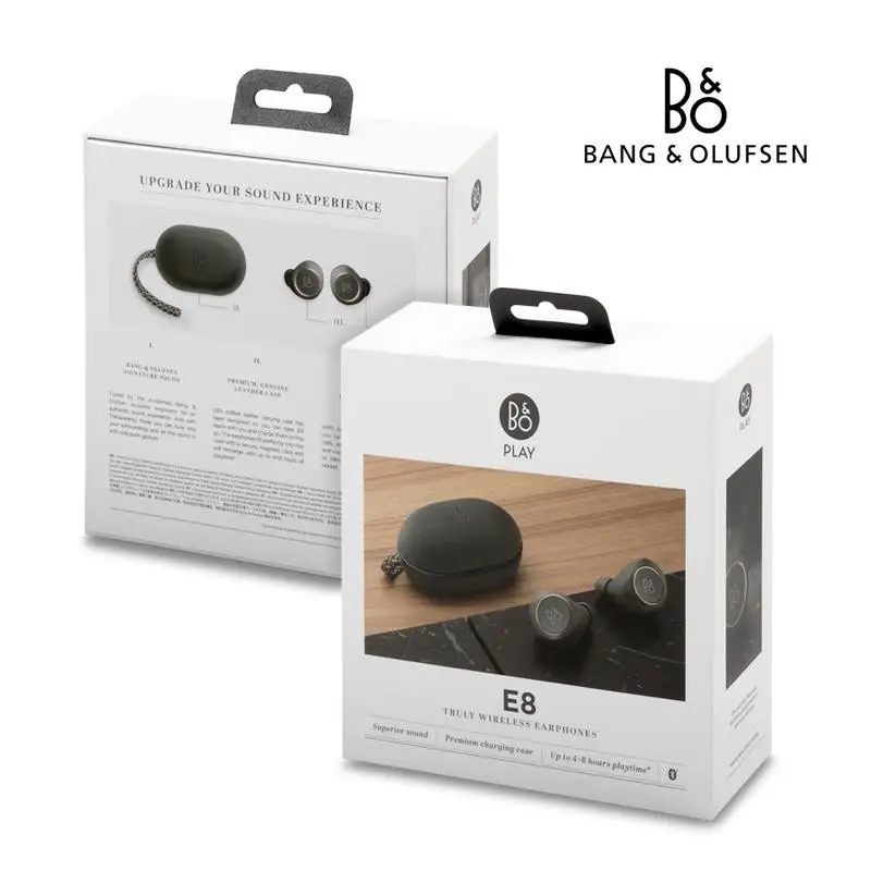 Bang & Olufsen Beoplay E8 в черном и сером цветах. | Электроника