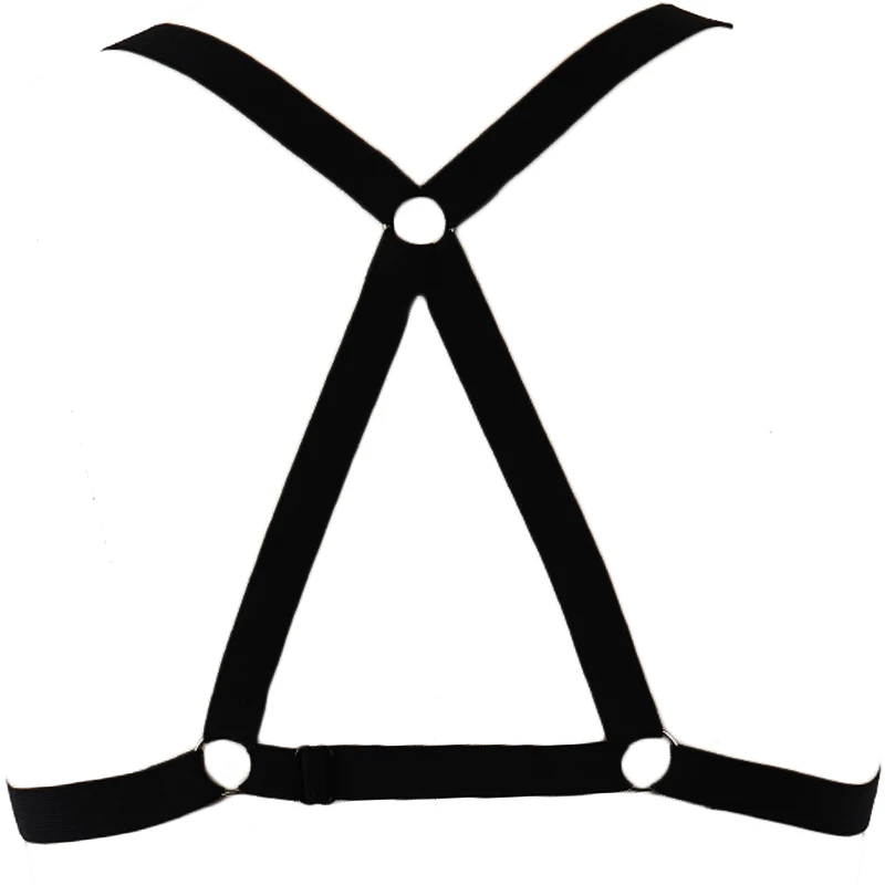 Черный Открытый нагрудного ремня Готический бюстгальтер сексуальное женское