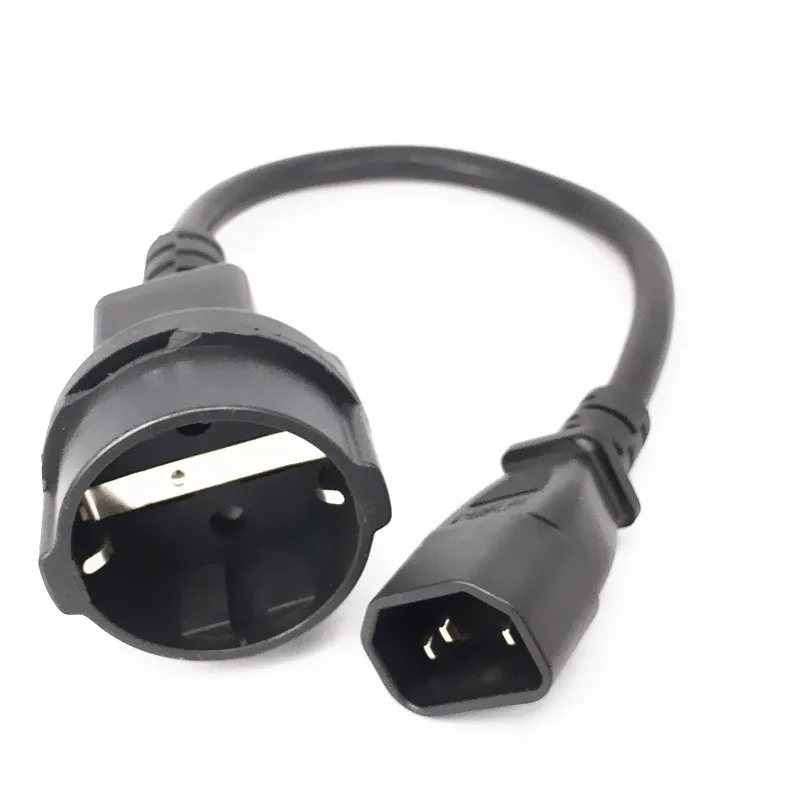 UPS PDU удлинитель питания IEC 320 C14 папа CEE7/4 Европейский Женский Кабель адаптер 30