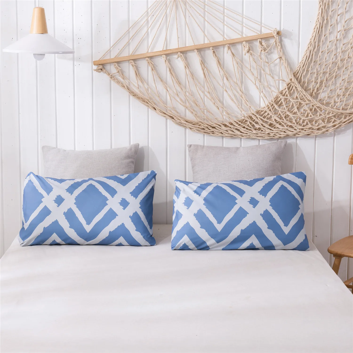 Свежий скандинавском Стиль печати постельное одеяло покрывало стеганное ватное