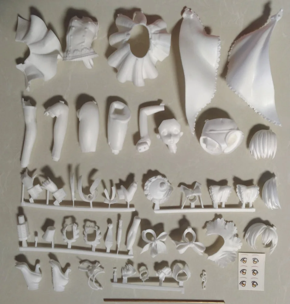 Набор для гаража фигурок из смолы GK hand do Resin die.it WF2017 зима любовь живая звезда ветер