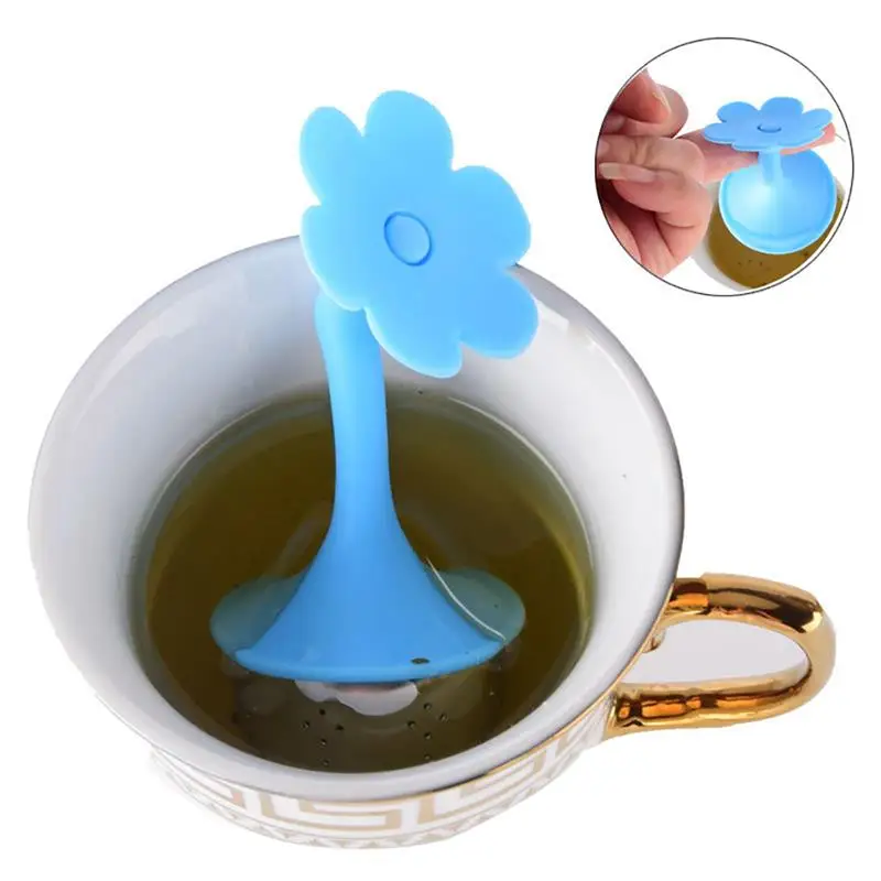 

4pcs Reusable Stainless Steel Flower Shape Tea Infuser Tea Strainer Teapot Tea Leaf Spice Filter Drinkware Kitchen Accessories