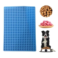 468 cavity spherical pets biscuit mould silicone baking mats sheet dog pet treats pan baking biscuit cookies treat molds